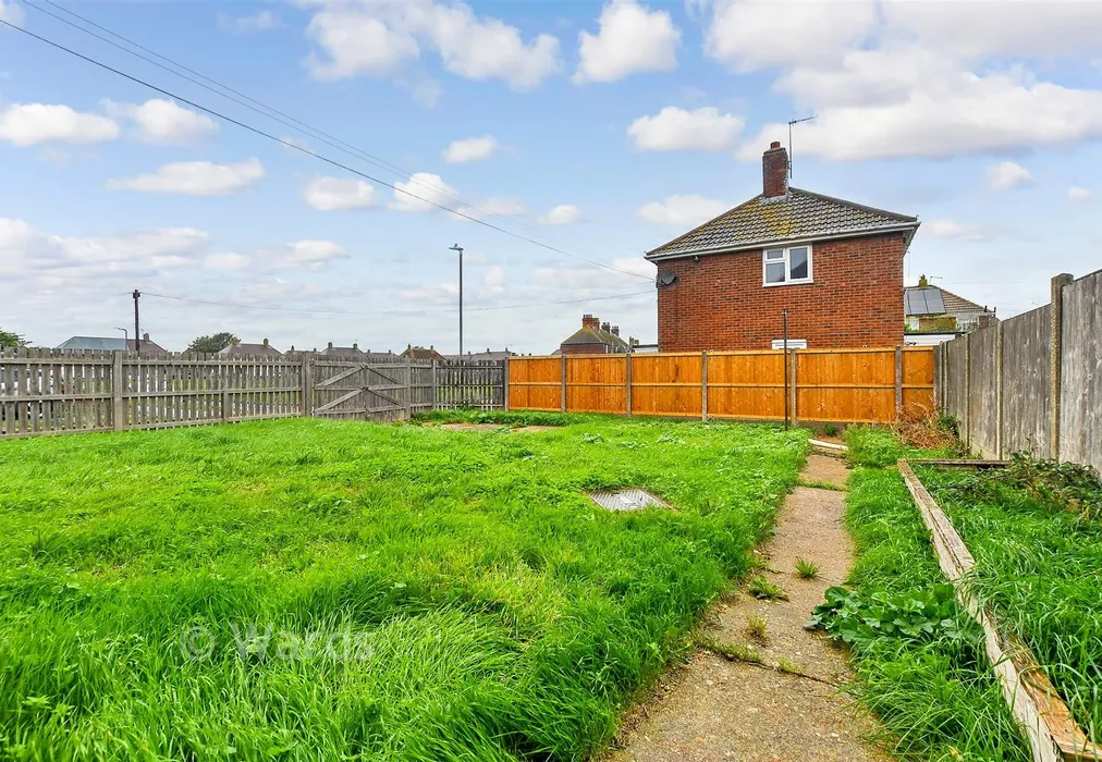 Rear Garden - Queensway, Lydd, Kent - Wards of Kent