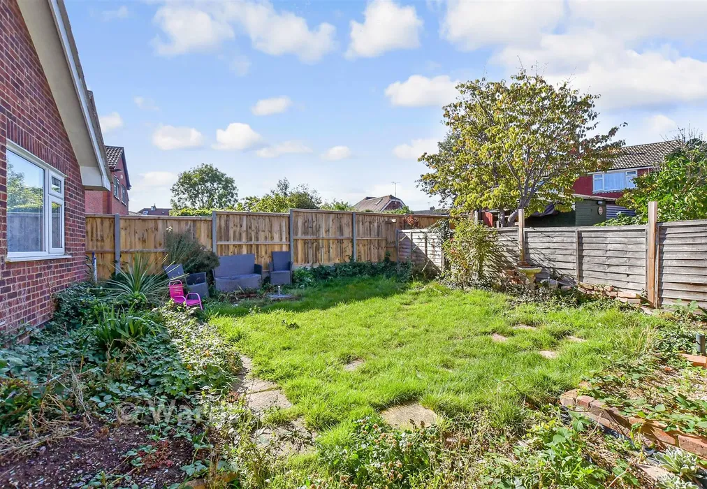 Rear Garden - Fletcher Road, Whitstable, Kent - Wards of Kent