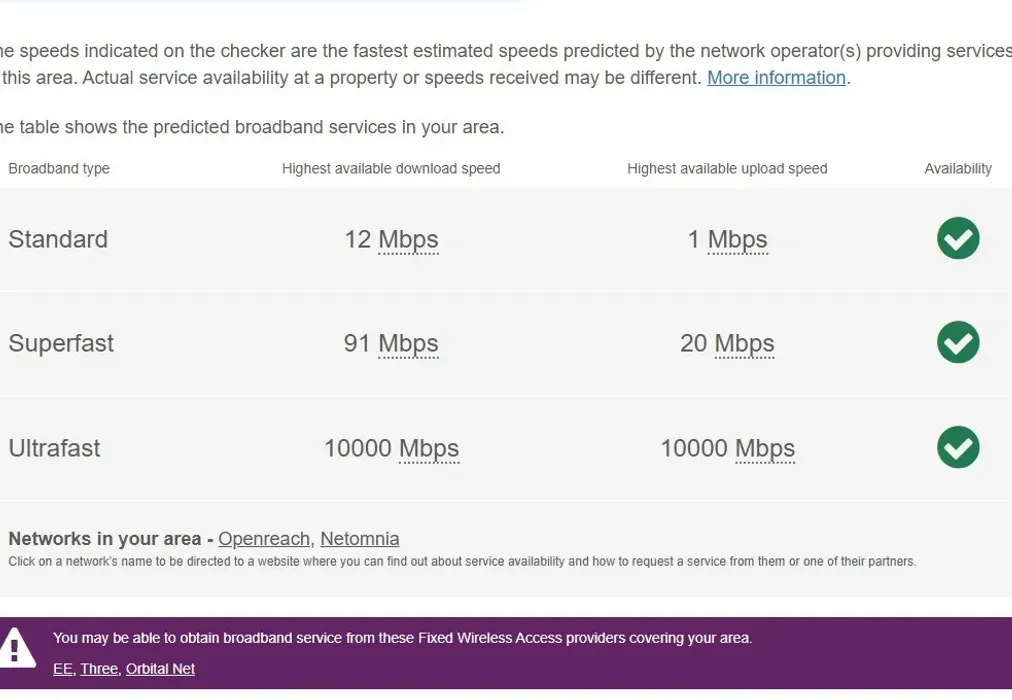 Broadband - Upper Stone Street Maidstone ME15 - Wards of Kent