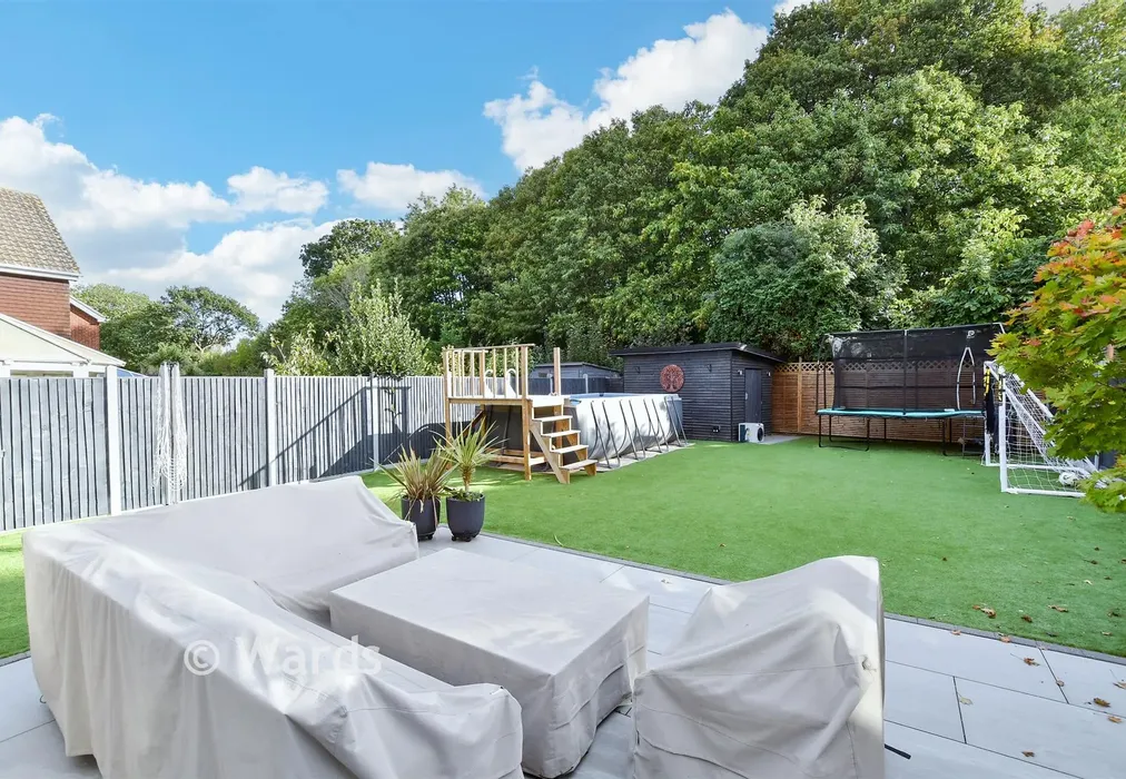 Rear Garden - Leigh Avenue, Loose, Maidstone, Kent - Wards of Kent