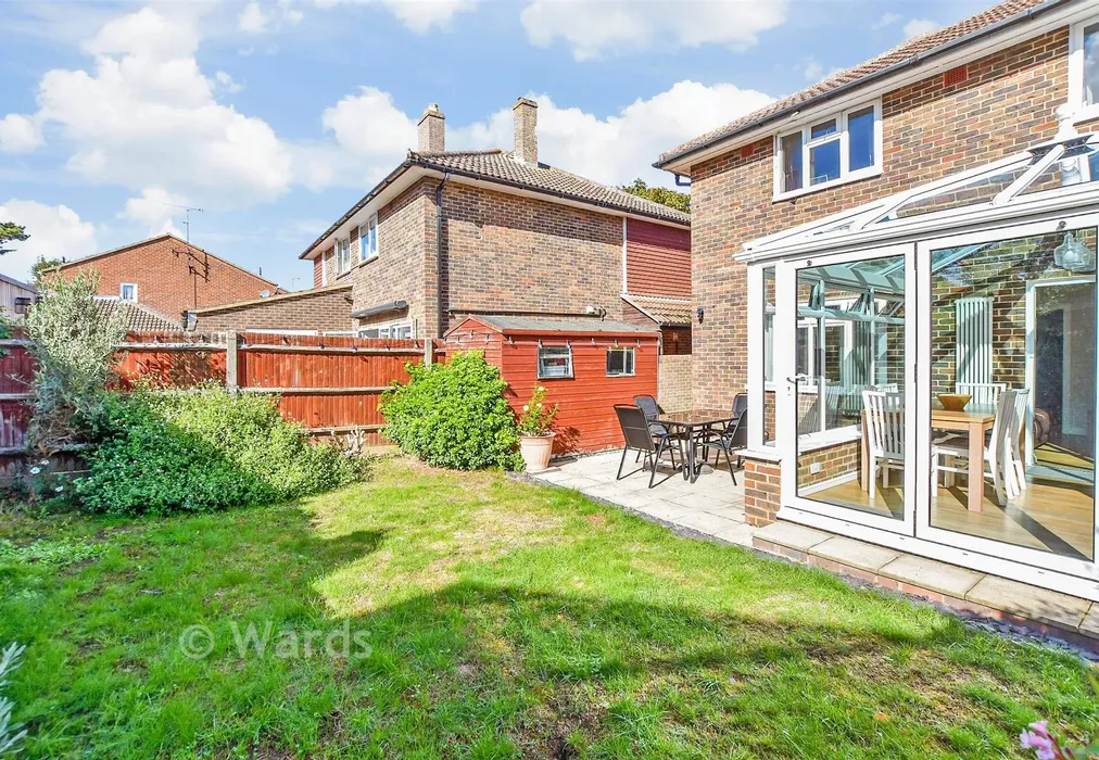 Rear Garden - Brandon Way, Birchington, Kent - Wards of Kent