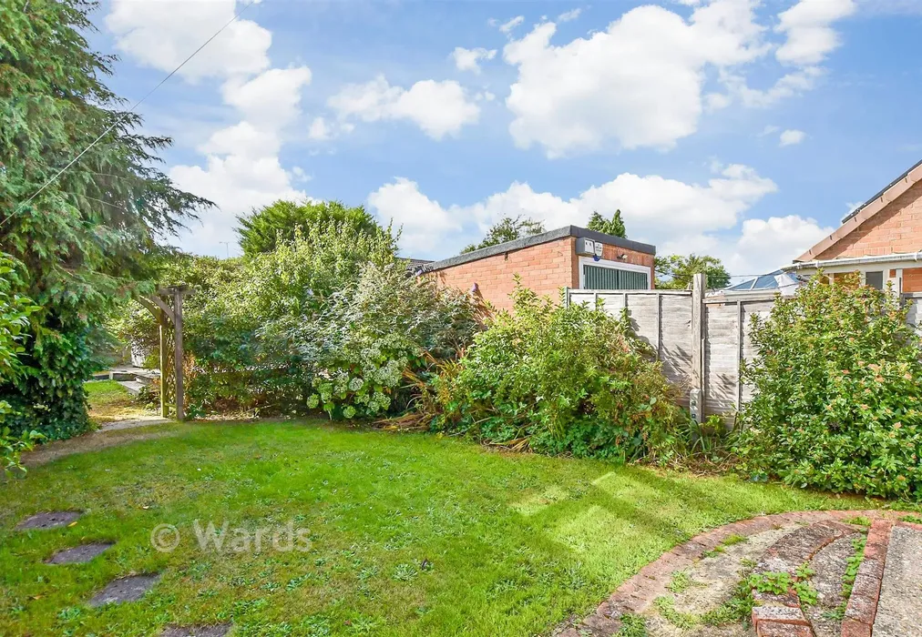 Rear Garden - Charlesford Avenue, Kingswood, Maidstone, Kent - Wards of Kent