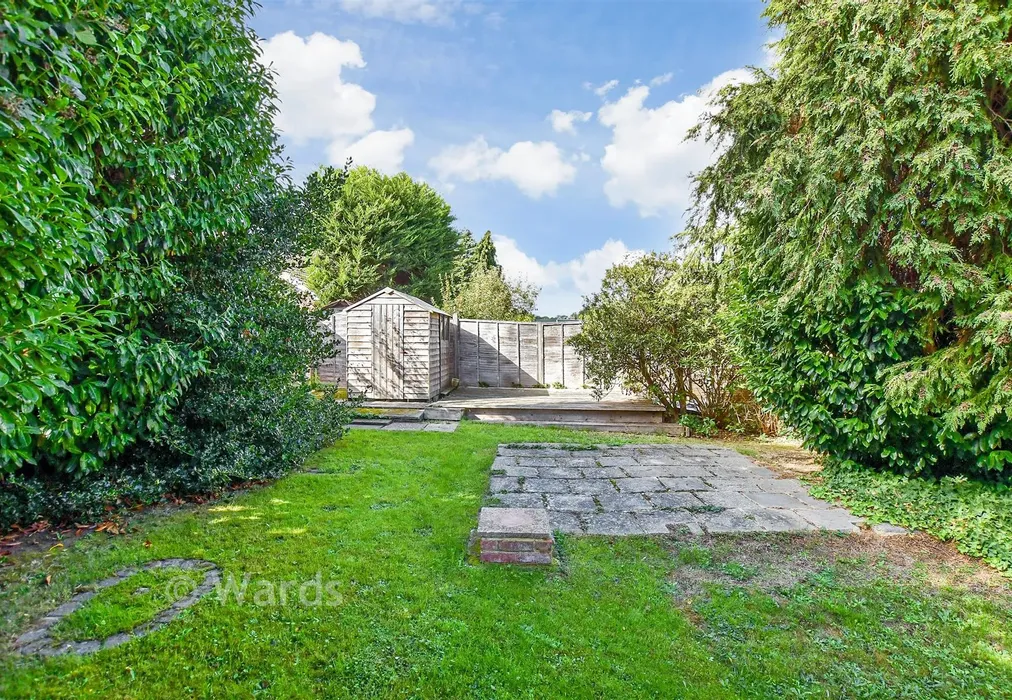 Rear Garden - Charlesford Avenue, Kingswood, Maidstone, Kent - Wards of Kent