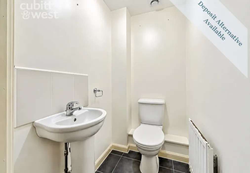 Downstairs Cloakroom - DEPOSIT ALTERNATIVE AVAILABLE, Westview Close, BN10 - Wards of Kent
