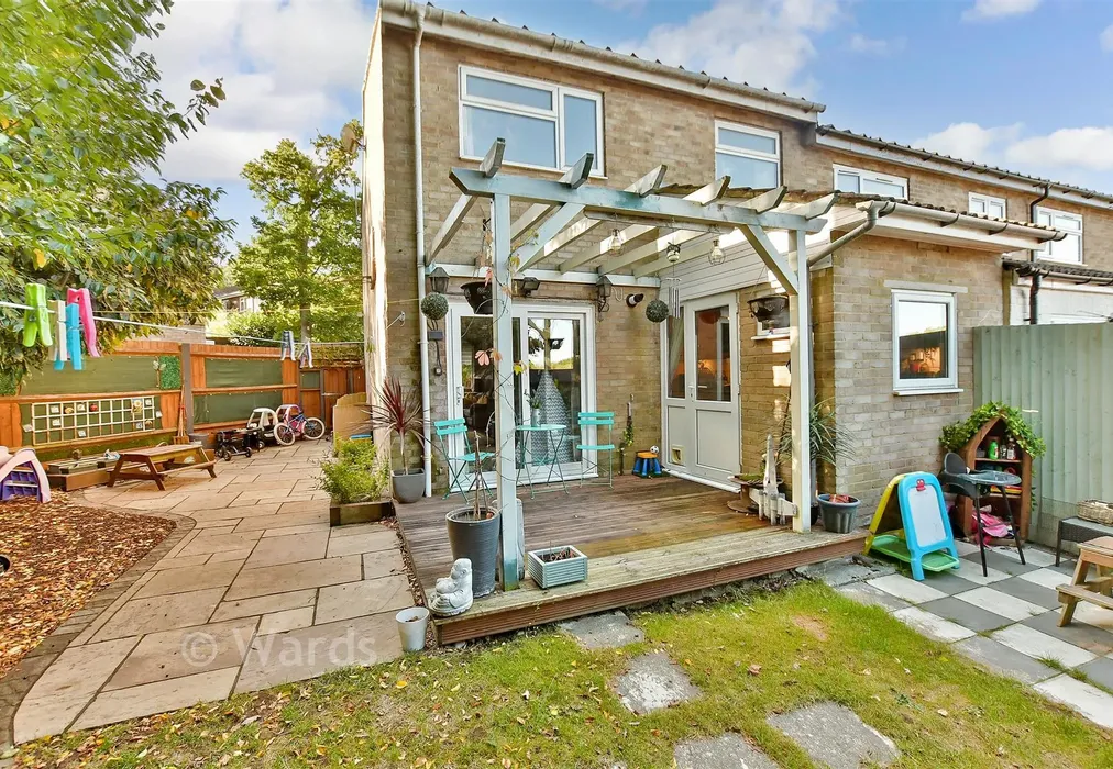 Rear Garden - Conifer Drive, Chatham, Kent - Wards of Kent