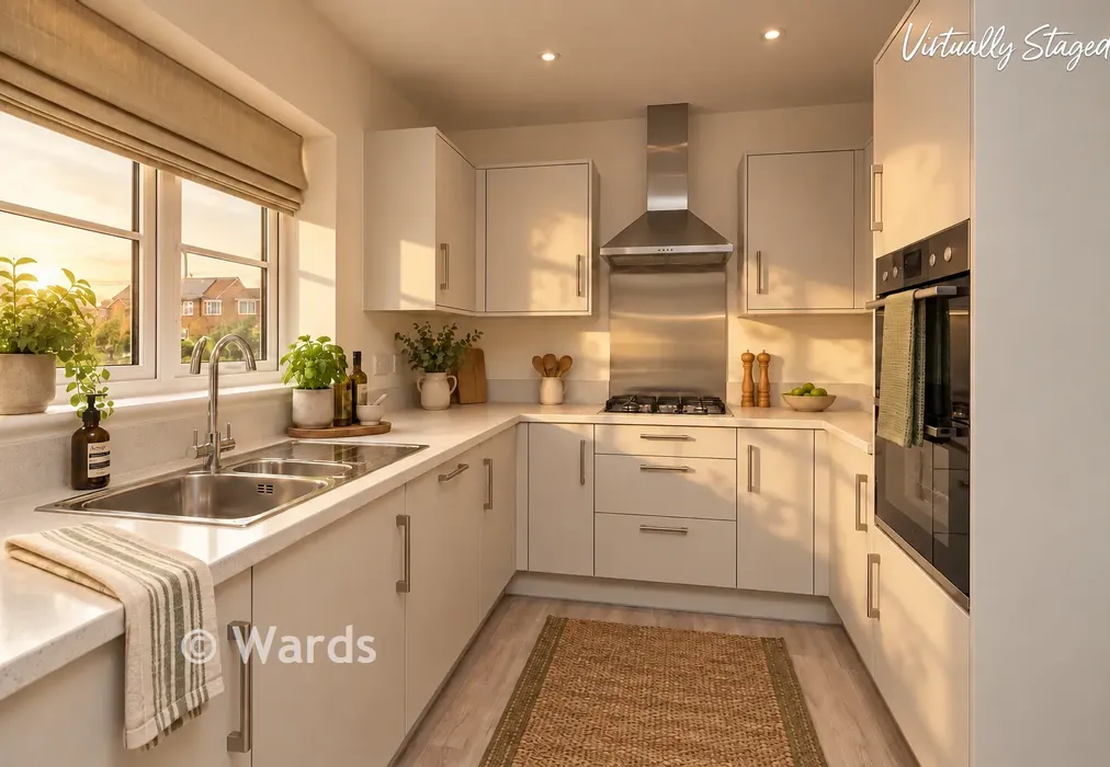 Kitchen - The Elm, Blake Gardens, Scocles Road, Minster-On-Sea, Kent - Wards of Kent