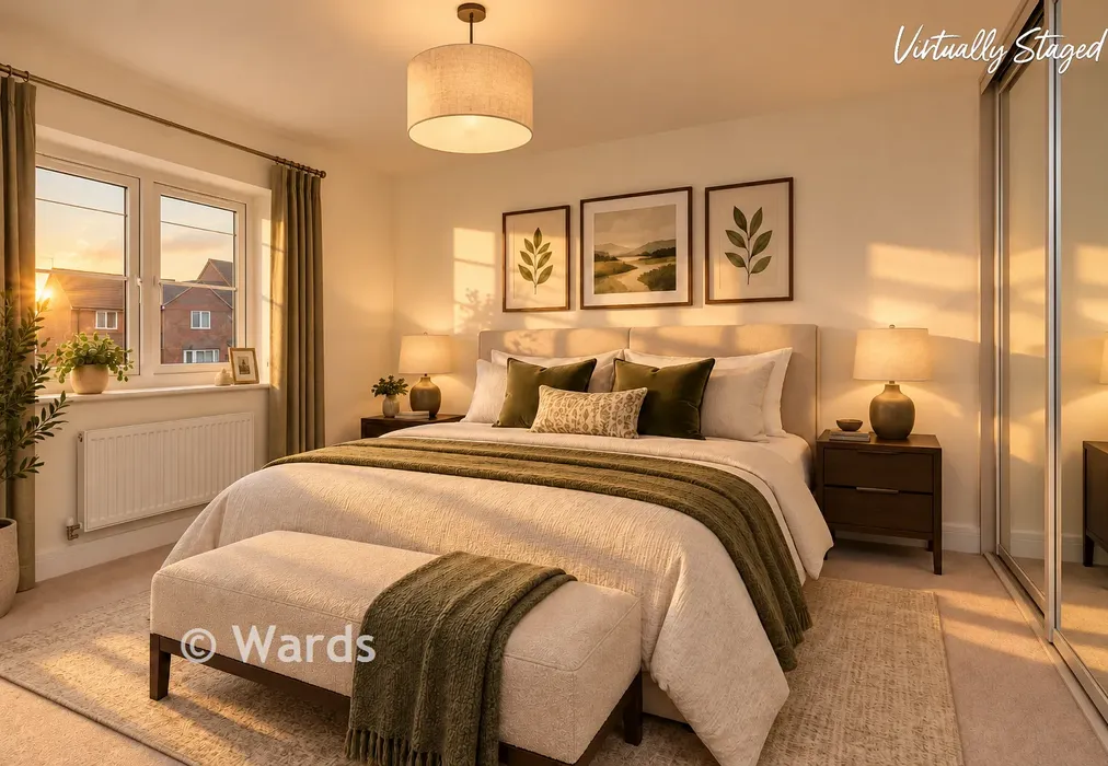 Bedroom 1 - The Elm, Blake Gardens, Scocles Road, Minster-On-Sea, Kent - Wards of Kent
