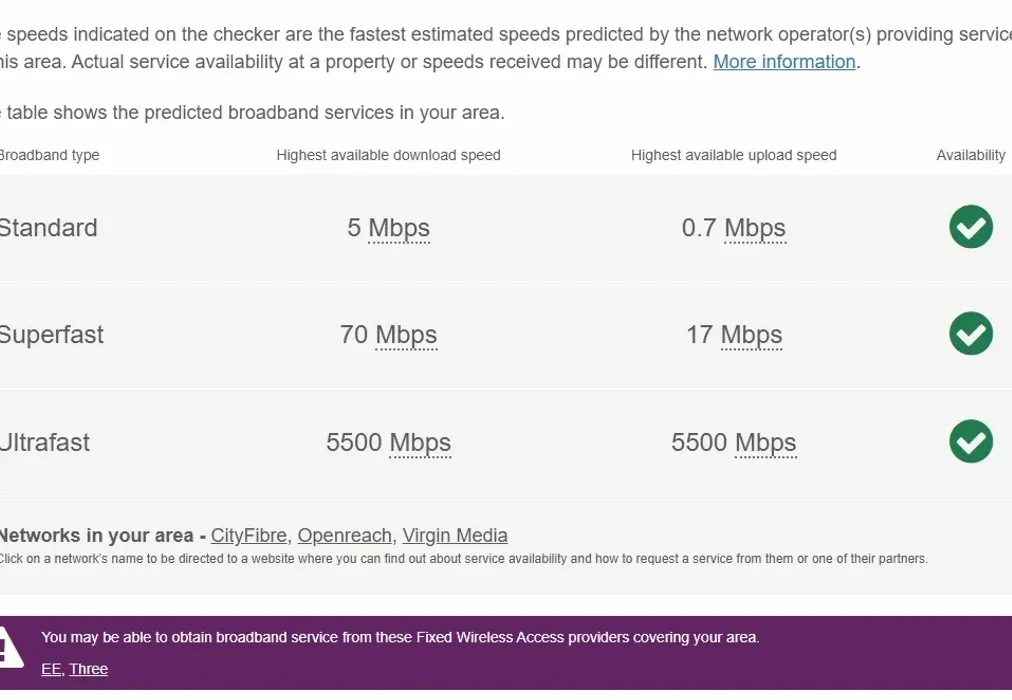 Broadband - Eton Road Southsea PO5 - Wards of Kent