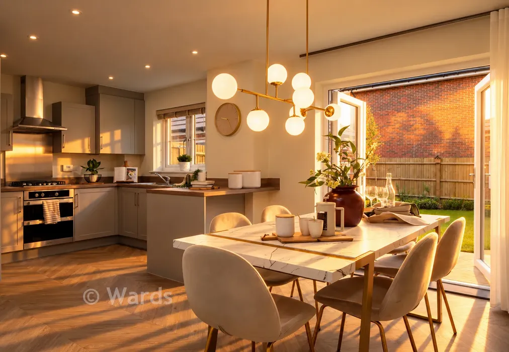 Kitchen Diner - Richmond Park, Whitfield, Kent - Wards of Kent