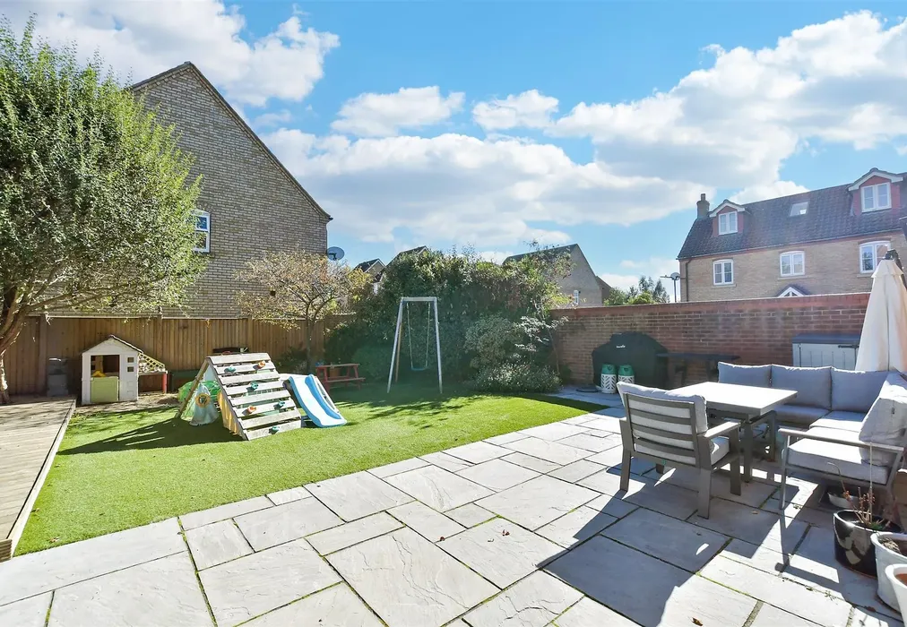 Rear Garden - Chartwell Drive, Maidstone, Kent - Wards of Kent