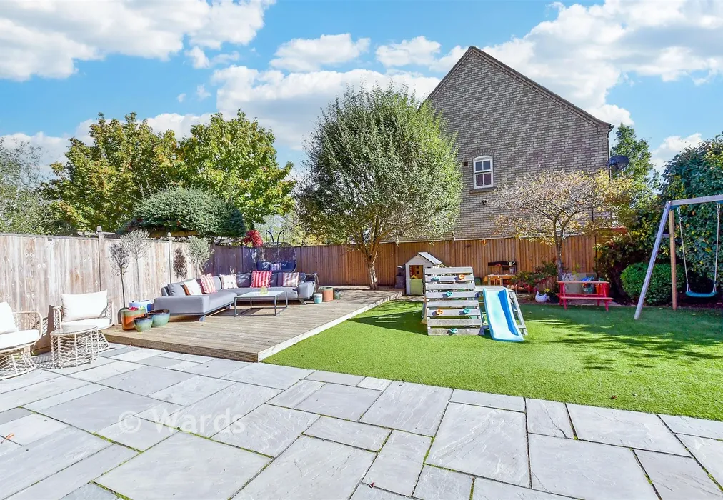 Rear Garden - Chartwell Drive, Maidstone, Kent - Wards of Kent