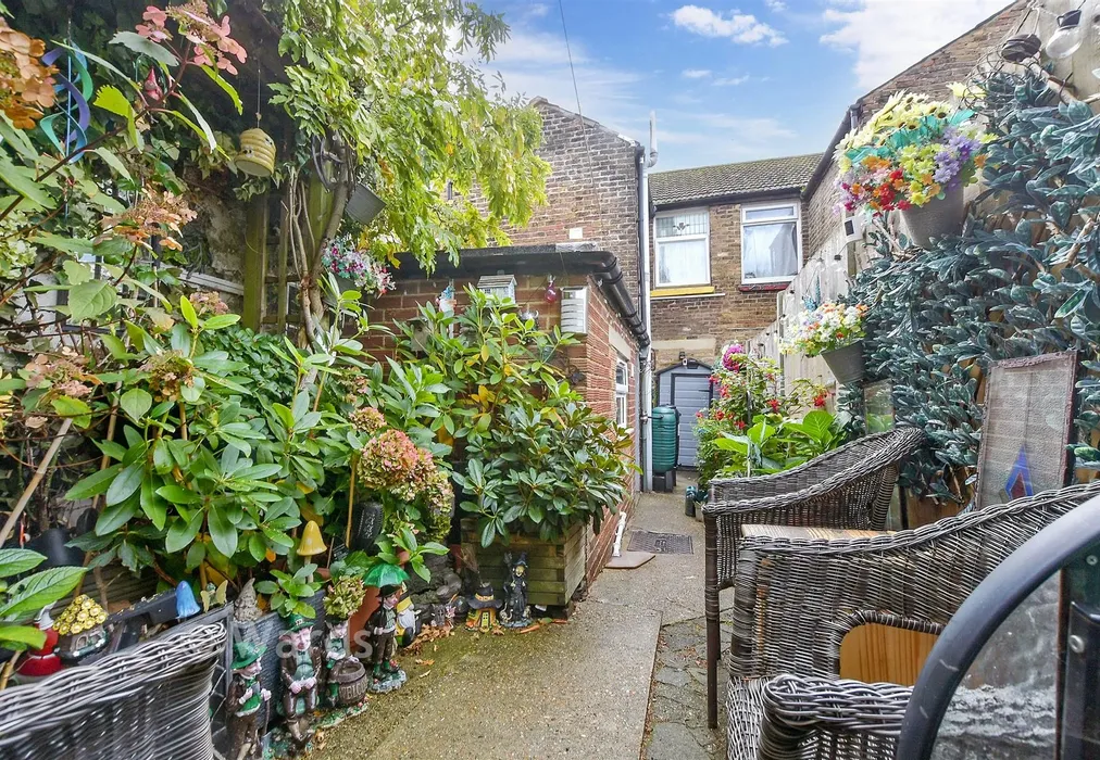 Rear Garden - Coombe Valley Road, Dover, Kent - Wards of Kent