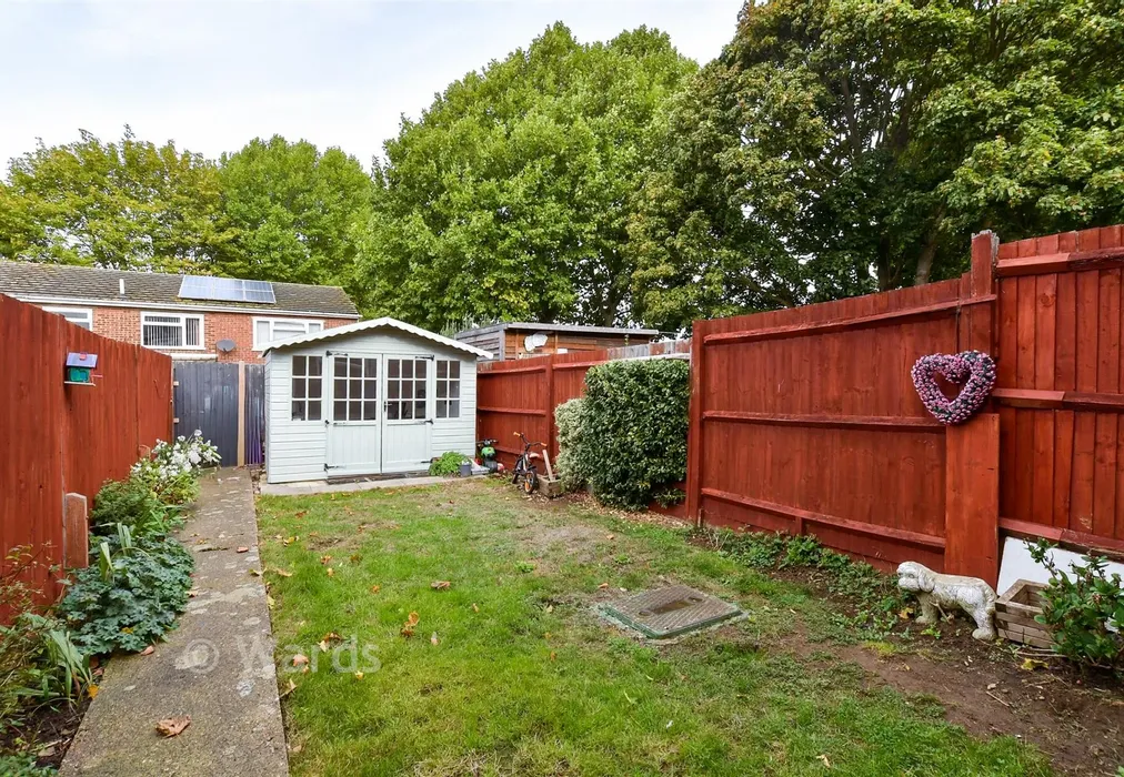 Rear Garden - Hildenborough Crescent, Allington, Maidstone, Kent - Wards of Kent