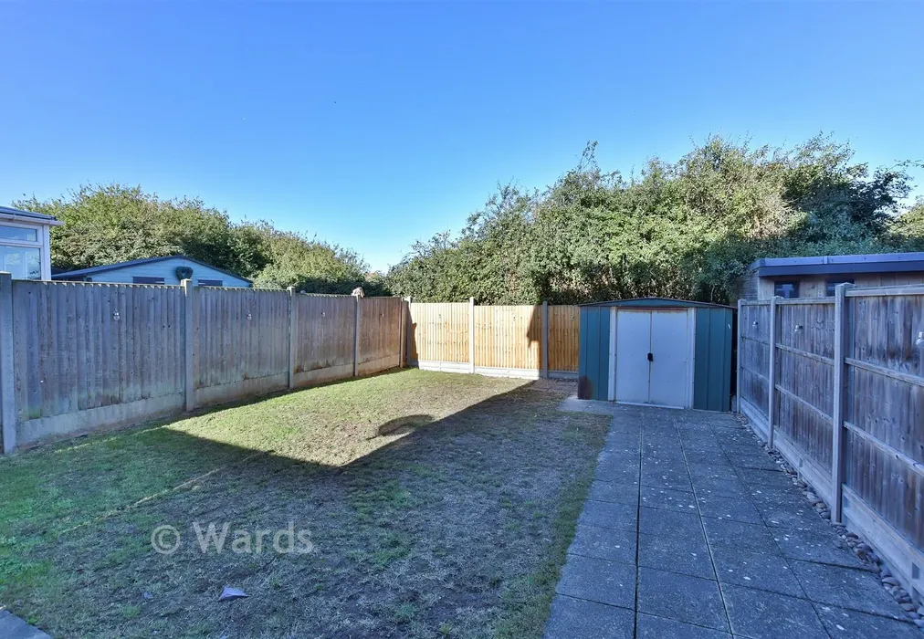 Rear Garden - Fennel Close, Minster On Sea, Sheerness, Kent - Wards of Kent