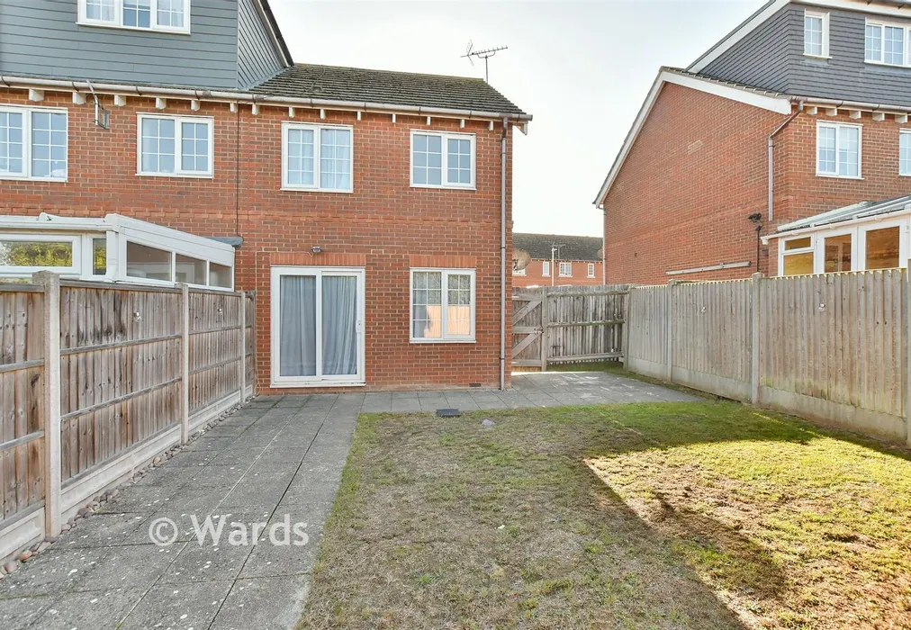 Rear Elevation - Fennel Close, Minster On Sea, Sheerness, Kent - Wards of Kent