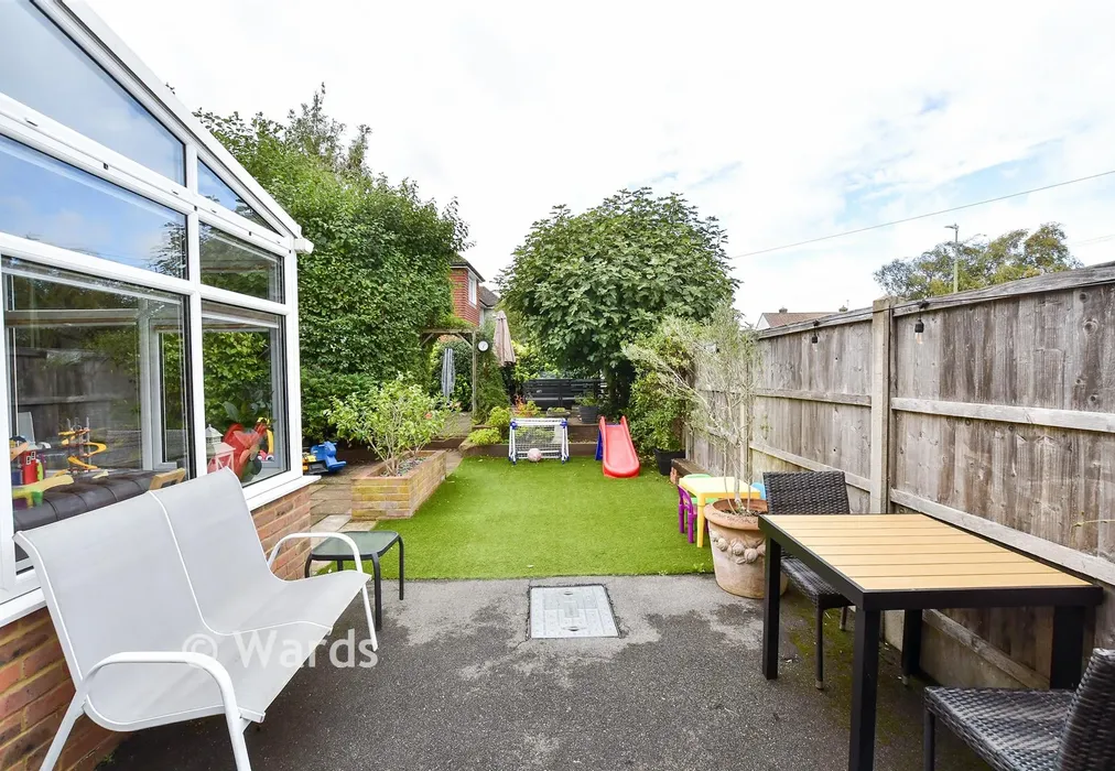 Rear Garden - Freeman Way, Maidstone, Kent - Wards of Kent