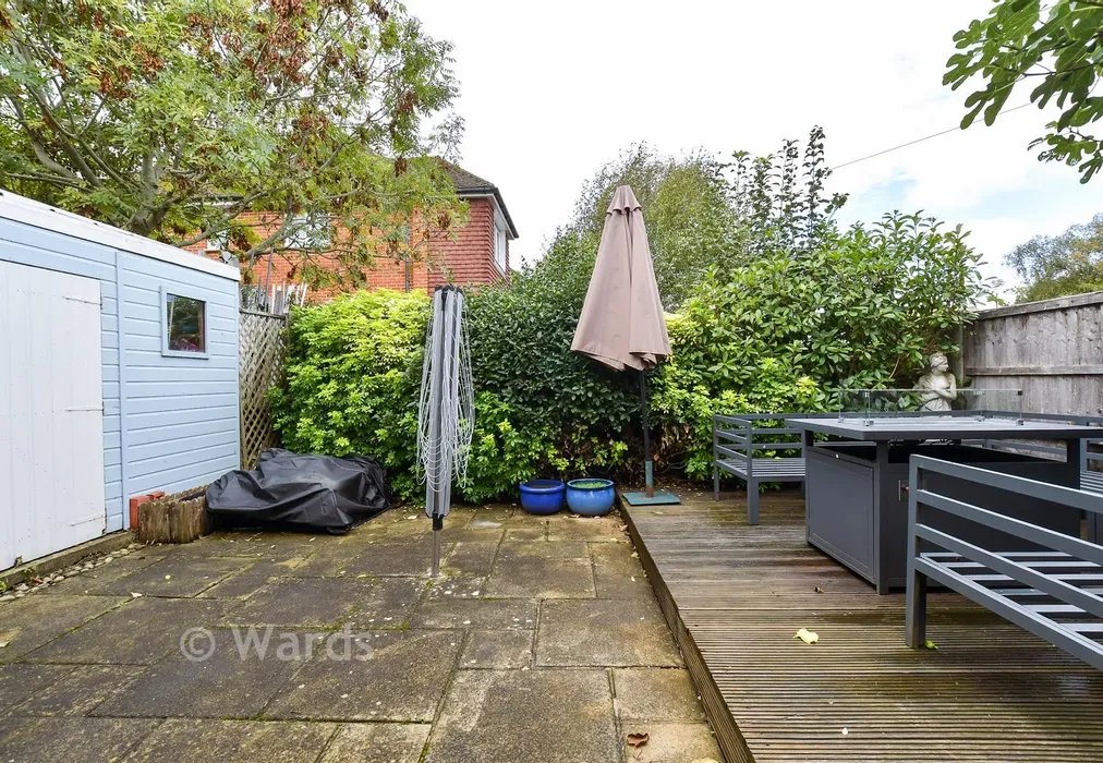 Rear Garden - Freeman Way, Maidstone, Kent - Wards of Kent