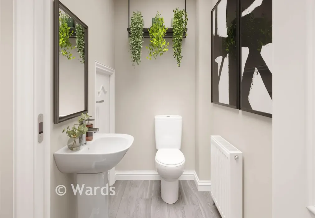 Downstairs Cloakroom - Richmond Park, Whitfield, Kent - Wards of Kent