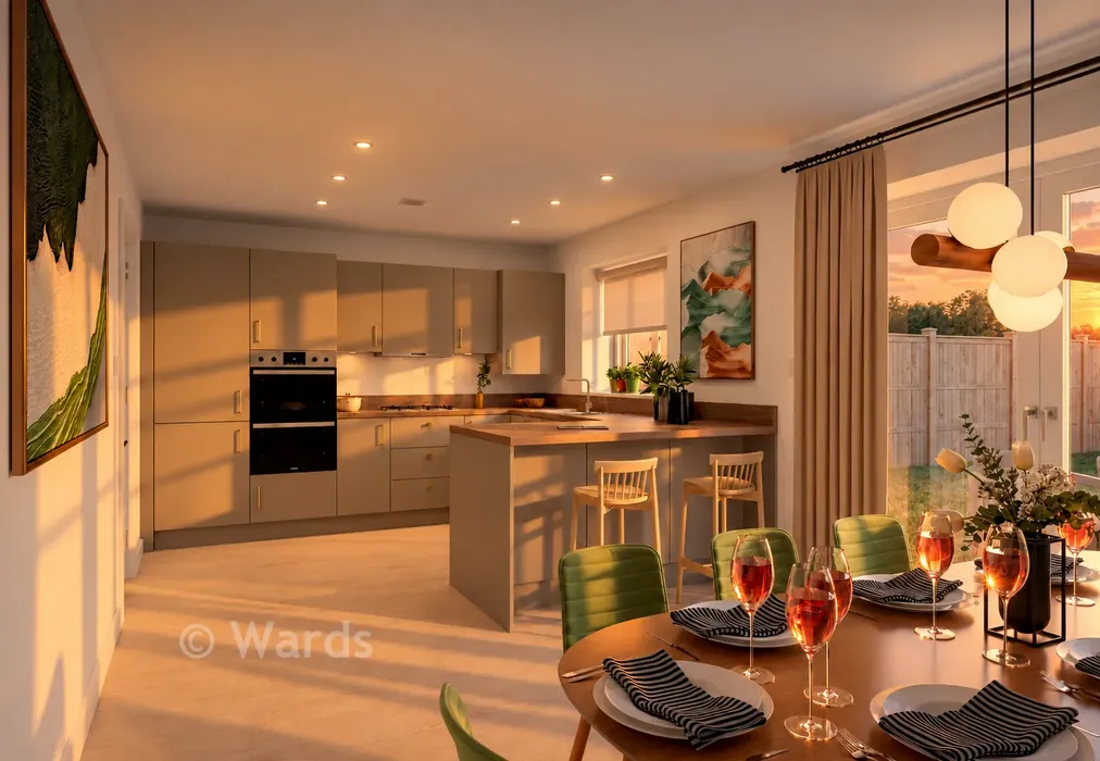 Kitchen - The Ragley, Hartsdown Gardens, Hartsdown Road, Margate, Kent - Wards of Kent