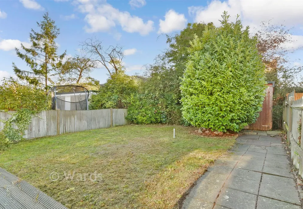 Rear Garden - Woolwich Close, Chatham, Kent - Wards of Kent