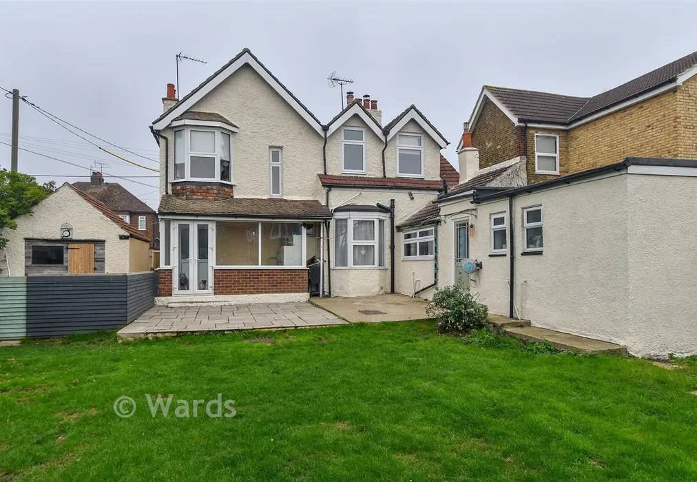Rear Elevation - Minster Road, Minster, Sheerness, Kent - Wards of Kent